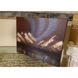 Canvas of the Northern Lights -- I painted, and this is a copy